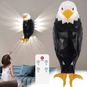 Heyidamai Bald Eagle Wall Light, LED Decorative Night Lamp for Home, Office, Living Room, and Bedroom – UAE