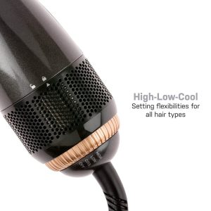 JOY Professional Unique Hairdryer | 2-in-1 Dryer & Styler | Ionic Technology | Multiple Heat Settings
