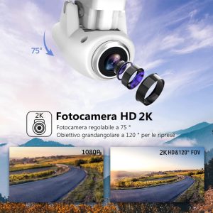 LH-X25 Professional WiFi FPV RC Drone | 720P HD Camera | LED Lights | Headless Mode | 360° Flip | App Control