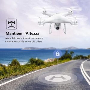 LH-X25 Professional WiFi FPV RC Drone | 720P HD Camera | LED Lights | Headless Mode | 360° Flip | App Control