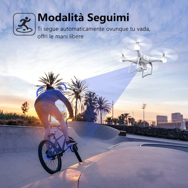 LH-X25 Professional WiFi FPV RC Drone | 720P HD Camera | LED Lights | Headless Mode | 360° Flip | App Control - Image 4