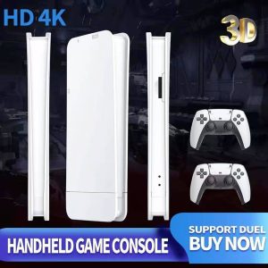 Game Console Stick with 2.4G Wireless Controllers | Plug & Play Retro Gaming | 4K HDMI Output | Built-in 20,000+ Games