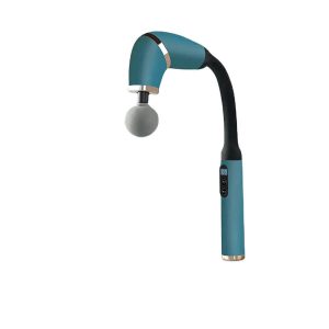 Rhyhorn Massage Gun for Pain Relief with Extended Handle, Deep Tissue Muscle Massager for Neck, Back, and Shoulder, 4 Heads, 3 Modes, 6 Speed Levels - Dubai UAE