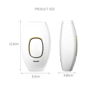 Scienish IPL Hair Removal Device | At-Home Permanent Hair Remover | Full Body & Face | White