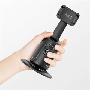 BRITUMS Automatic Tracking Phone Holder | 360° Rotation | Built-in Camera & Image Processor | No App Required | Ideal for Live Streaming & Video Calls