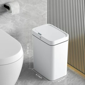 Automatic Motion Sensor Trash Can | Touchless Smart Bin | 18L Capacity | Odor Control | UAE Home & Office Essential