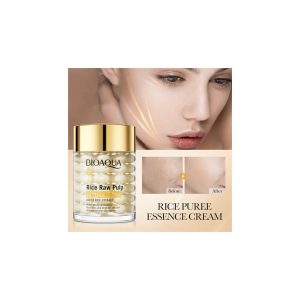 BIOAQUA Rice Raw Pulp Nourishes Brighten Essence Cream | Deep Hydration & Skin Brightening