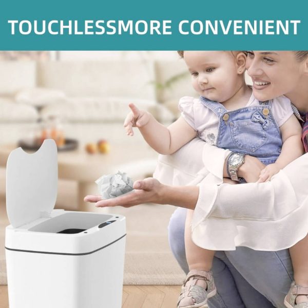 Automatic Motion Sensor Trash Can | Touchless Smart Bin | 18L Capacity | Odor Control | UAE Home & Office Essential - Image 18