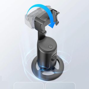 BRITUMS Automatic Tracking Phone Holder | 360° Rotation | Built-in Camera & Image Processor | No App Required | Ideal for Live Streaming & Video Calls