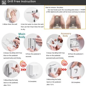 Wall-Mounted Retractable Clothesline – 13.8 Feet (White) Heavy-Duty Stainless Steel | Ideal for Balconies and Laundry | Space-Saving Dryer for UAE Homes