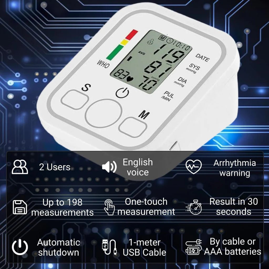 Automatic Blood Pressure Monitor - Anam Official Store