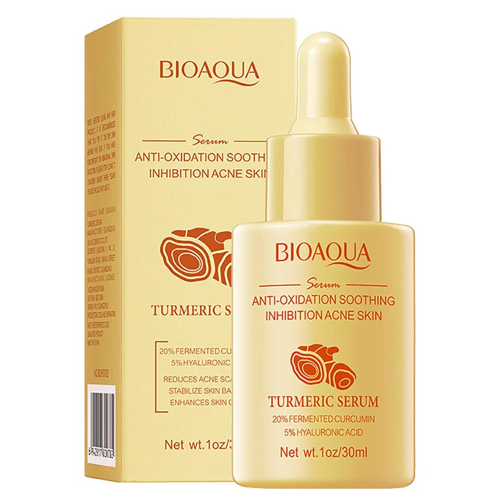 BIOAQUA Turmeric Facial Serum Acne Skin 30ml - Anam Official Store