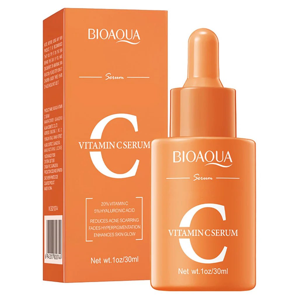 BIOAQUA Vitamin C Facial Serum Hyaluronic Acid 30ml - Anam Official Store