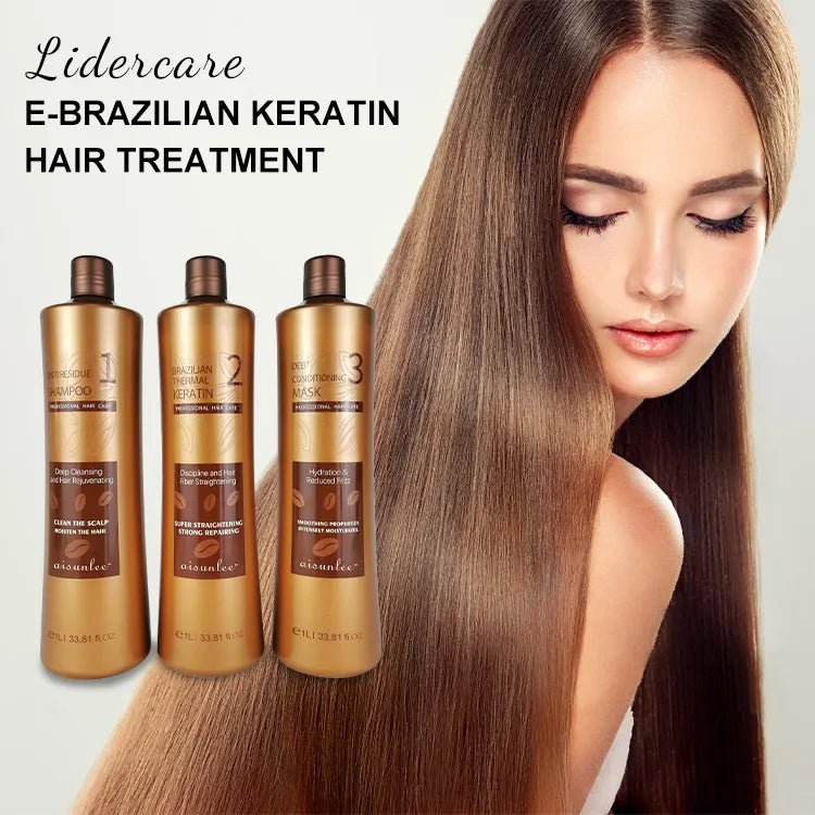 E - Brazilian karatin Hair shampoo and conditioner - Anam Official Store