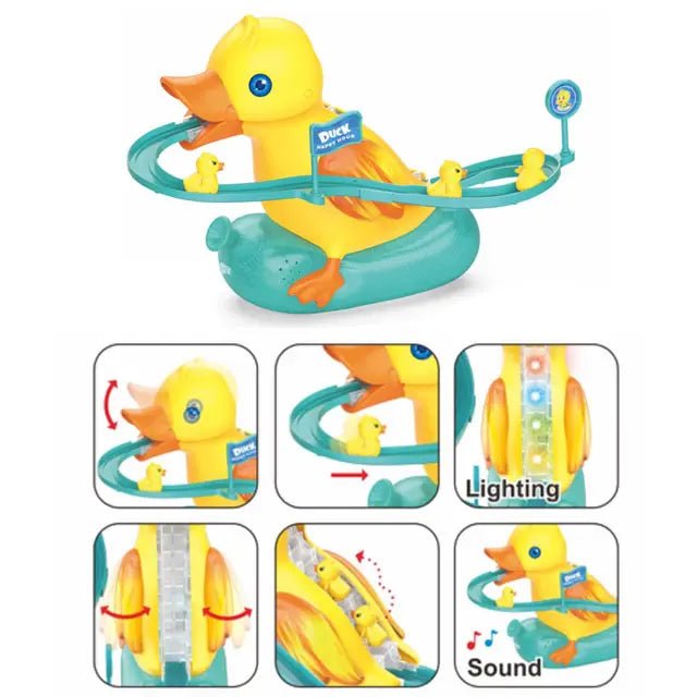 Mini duck climbing stairs toy roller - Anam Official Store