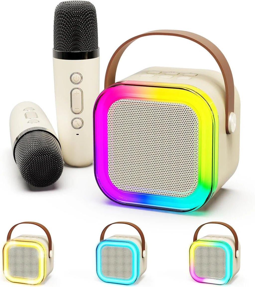 Portable Bluetooth Speaker with 2 Wireless Microphone - Anam Official Store