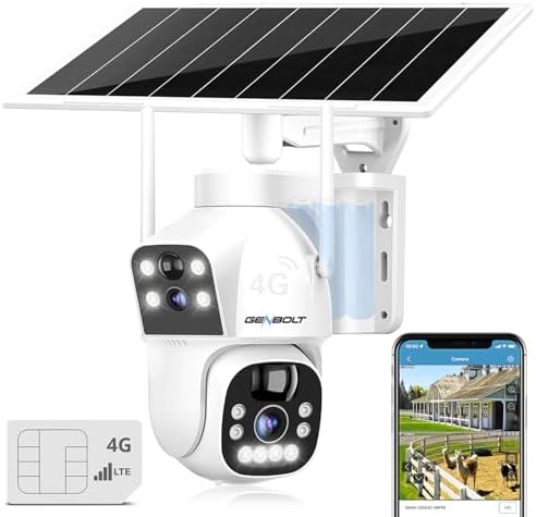 Solar & 4G LTE Cellular CCTV Security Camera - Anam Official Store