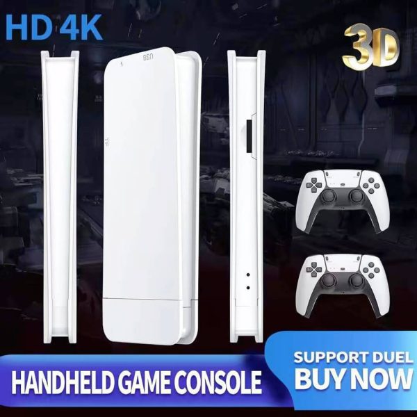 Game Console Stick with 2.4G Wireless Controllers | Plug & Play Retro Gaming | 4K HDMI Output | Built-in 20,000+ Games - Image 2