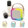 Portable Bluetooth Speaker with 2 Wireless Microphones for Adults and Kids – Outdoor Fun Toys – UAE