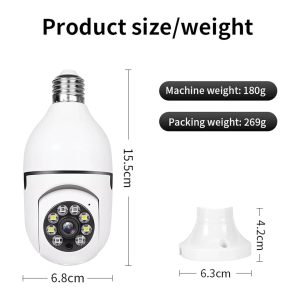 360 Captivating WiFi Panorama Camera by AMP – Outdoor CCTV Monitor with Smart Home Security Features for UAE Homes.