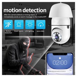 360° Captivating WiFi Panorama Camera by AMP Wireless | Outdoor CCTV Monitor | Smart Home Security | Easy Installation