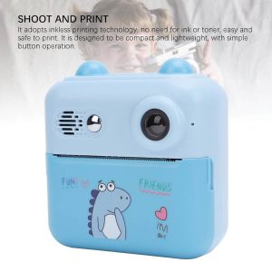 Instant Print Camera for Kids – 50MP 1080p HD Digital Video Camera with 16x Digital Zoom and 2.4-Inch IPS Screen – UAE