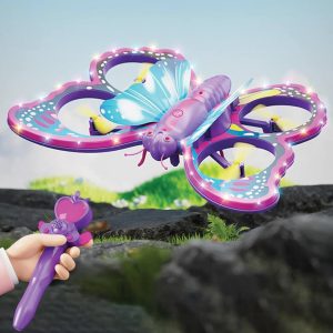 Butterfly Drone for Kids – LED Lights, Altitude Hold, Headless Mode & 360° Flip RC Quadcopter