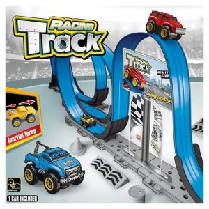 Track Racing Car Magnetic Stunt Car – Anti-Gravity DIY Roller Coaster Set