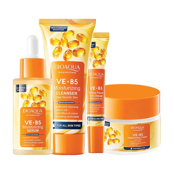 Anti-Wrinkle Skin Care Set with Vitamin E and Vitamin B5 for Deep Hydration and Firmness in UAE