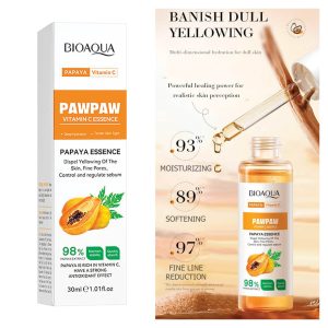 BIOAQUA 98% Papaya Extract Vitamin C Nourish Pawpaw Essence 30ml | Deep Hydration & Skin Brightening