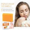 BIOAQUA Papaya Vitamin C Kojic Acid Handmade Whitening Soap – Deep Cleansing & Brightening Bath Soap in UAE