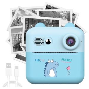 Instant Print Camera for Kids – 50MP, 1080P HD Video, 16x Zoom, 2.4” IPS Screen