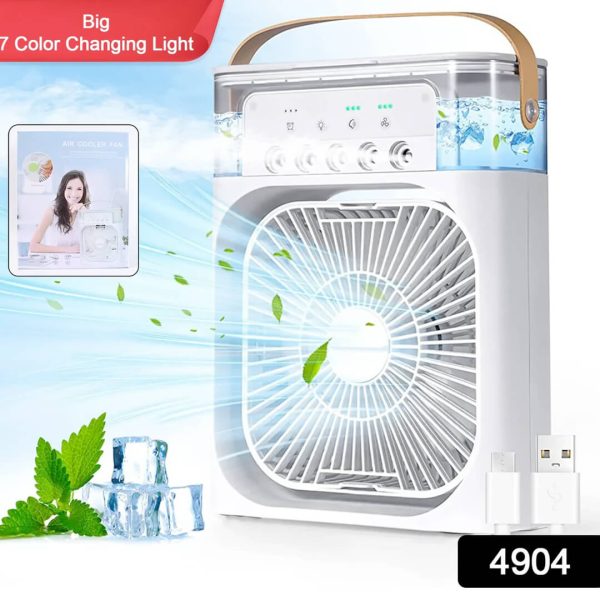 Portable USB Ultrasonic Cool Mist Humidifier with 7 Color LED Lights | Compact Air Purifier for Dry UAE Climate | Desk & Travel Essential - Image 6
