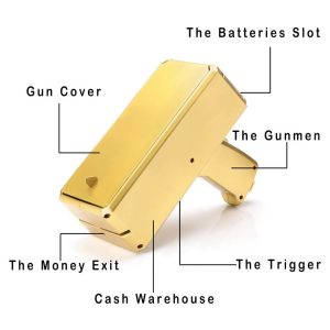 Gold Money Guns Shooter – Make It Rain at Your Next Event!