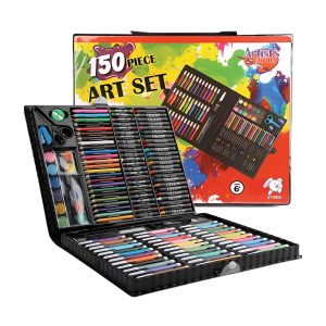 Kids Art Drawing Crayon 150 Color Set – Portable Art and Craft Supplies with Crayons, Watercolors, and Sketch Pens – UAE