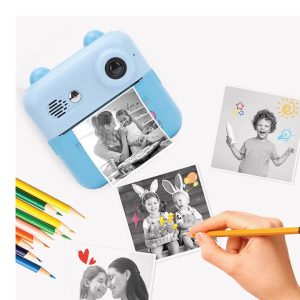 Instant Print Camera for Kids – 50MP, 1080P HD Video, 16x Zoom, 2.4” IPS Screen