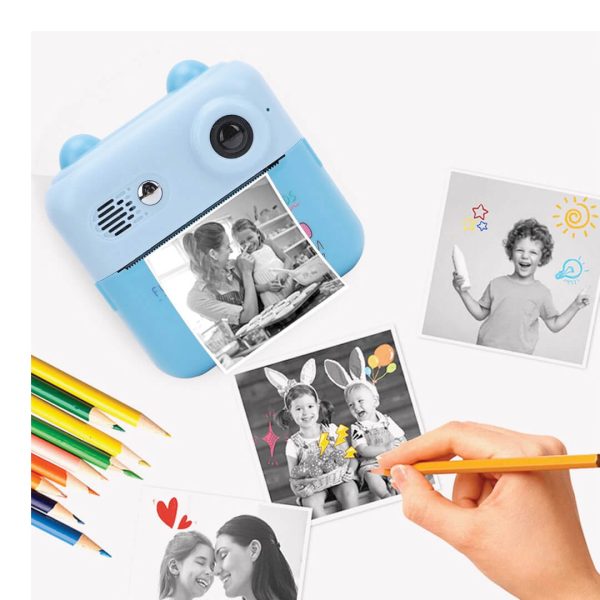 Instant Print Camera for Kids – 50MP, 1080P HD Video, 16x Zoom, 2.4” IPS Screen - Image 2