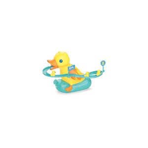 Mini Duck Climbing Stairs Toy Roller – Electric Track DIY Roller Coaster Toy with Music and Lights for Kids in UAE