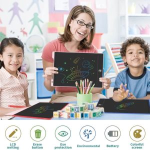 LCD Writing Tablet 8.5 Inch – Portable, Erasable & Reusable Doodle Pad for Kids